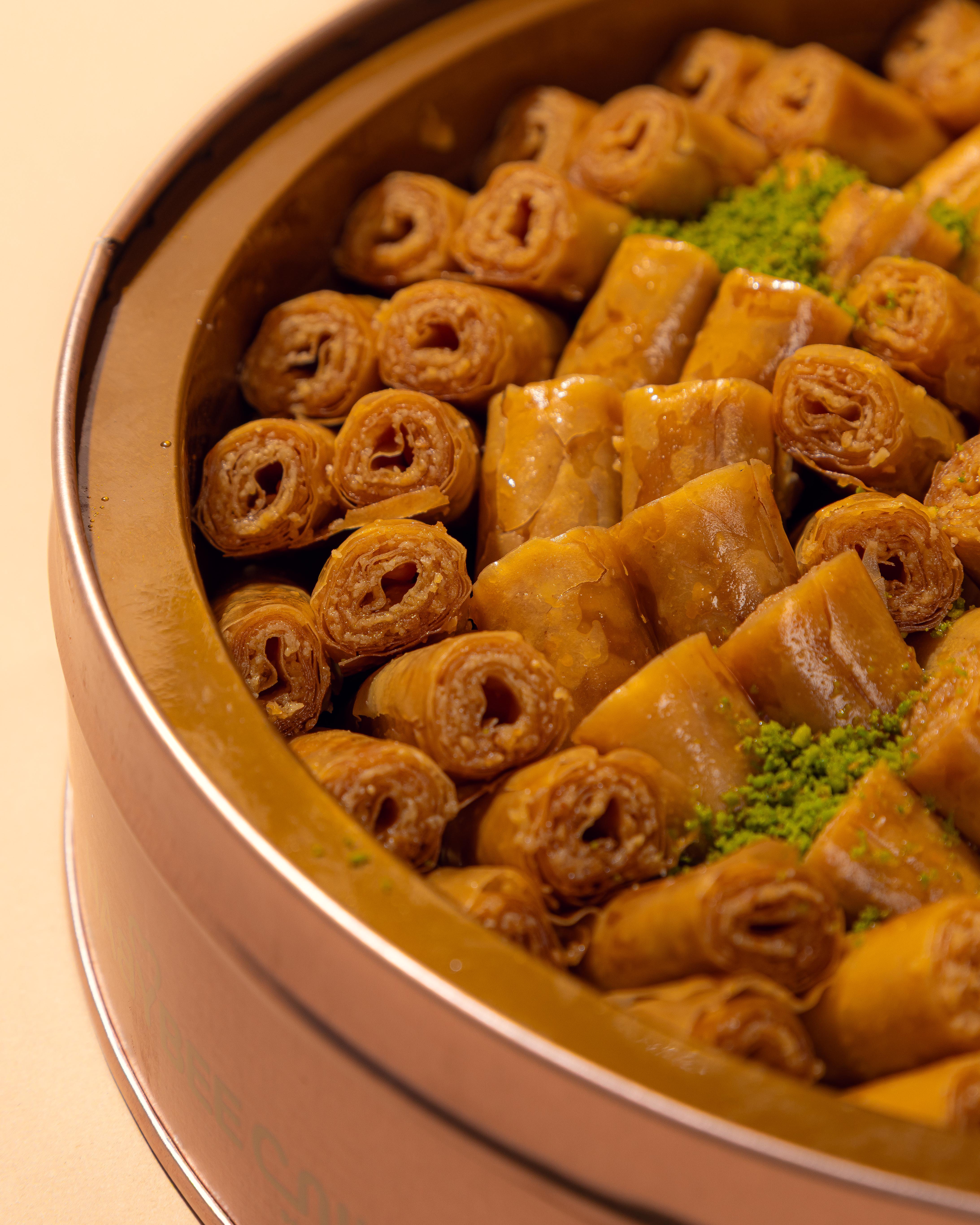 بقلاوة اصابع كاجو دائري ( صغير )- حبيبي