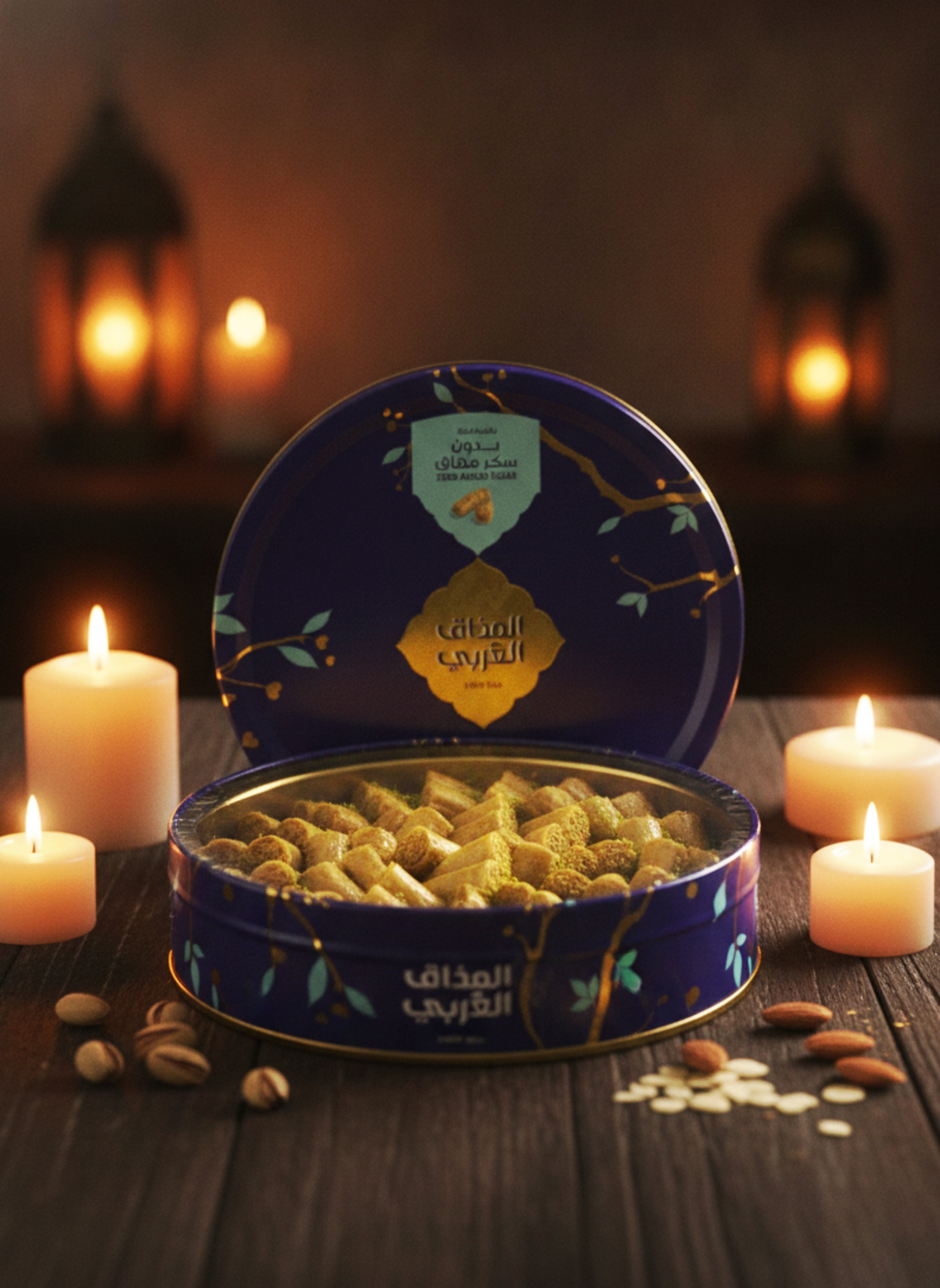 Finger Baklava (No Sugar) - Mathaq arabi 